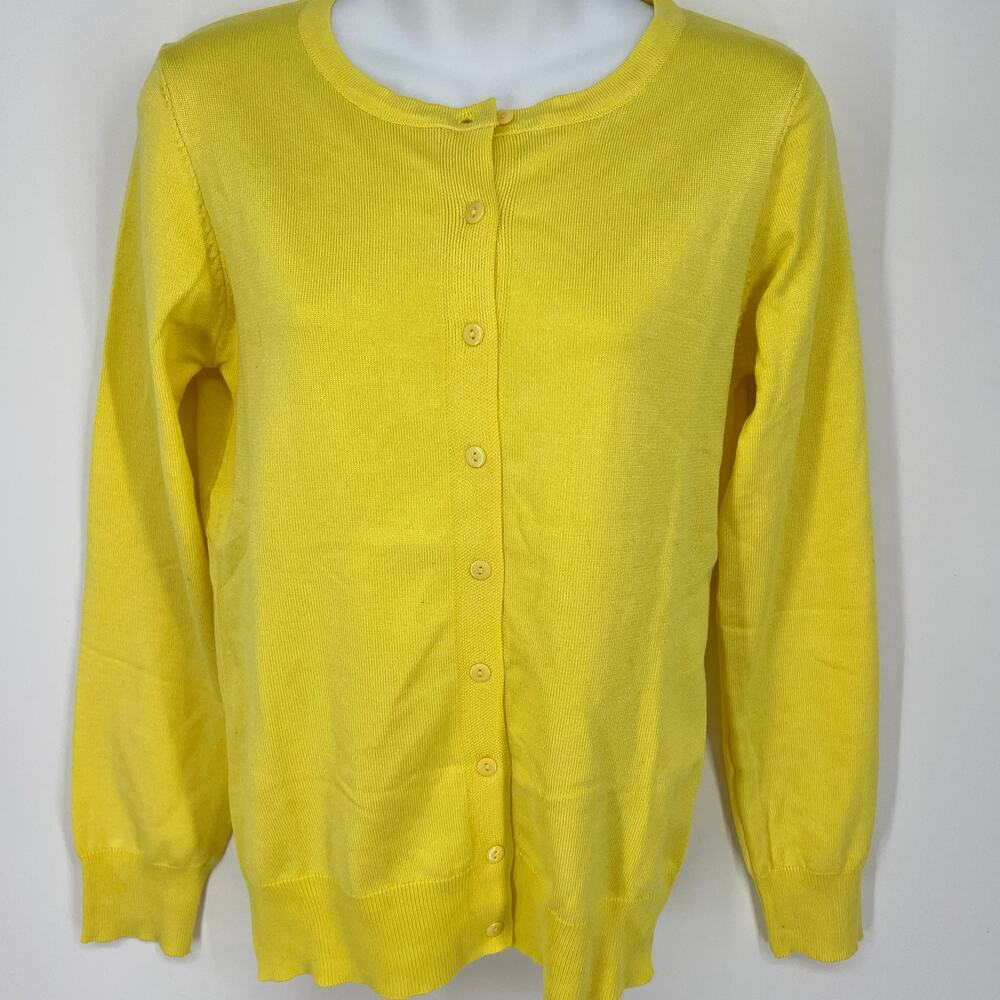 Grace Karin Womens Bright Yellow Cardigan Sweater Size S NEW with Tags